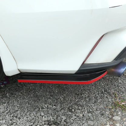 Universal Rear Bumper Splitter Diffuser Spoiler Kit Canard Diffuser Protector Car Exterior Decorations Body Styling Accessories