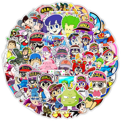 1 Pack Anime Sticker Arale Action Figures Dr Slump Robot Girl Model Decorative Supplies Gift Toy