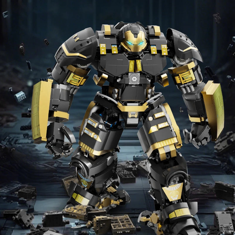 2300+pcs Black Hulk Buster Marvel Building Blocks Sets Iron Man Machine Toys Bricks Action Robot Figures Model Holiday Gifts