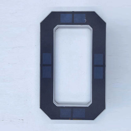 LED Solar House Number Light Waterproof Address Plate with Light Sensor for Home Entrance Yard Wall Outdoor Decoration