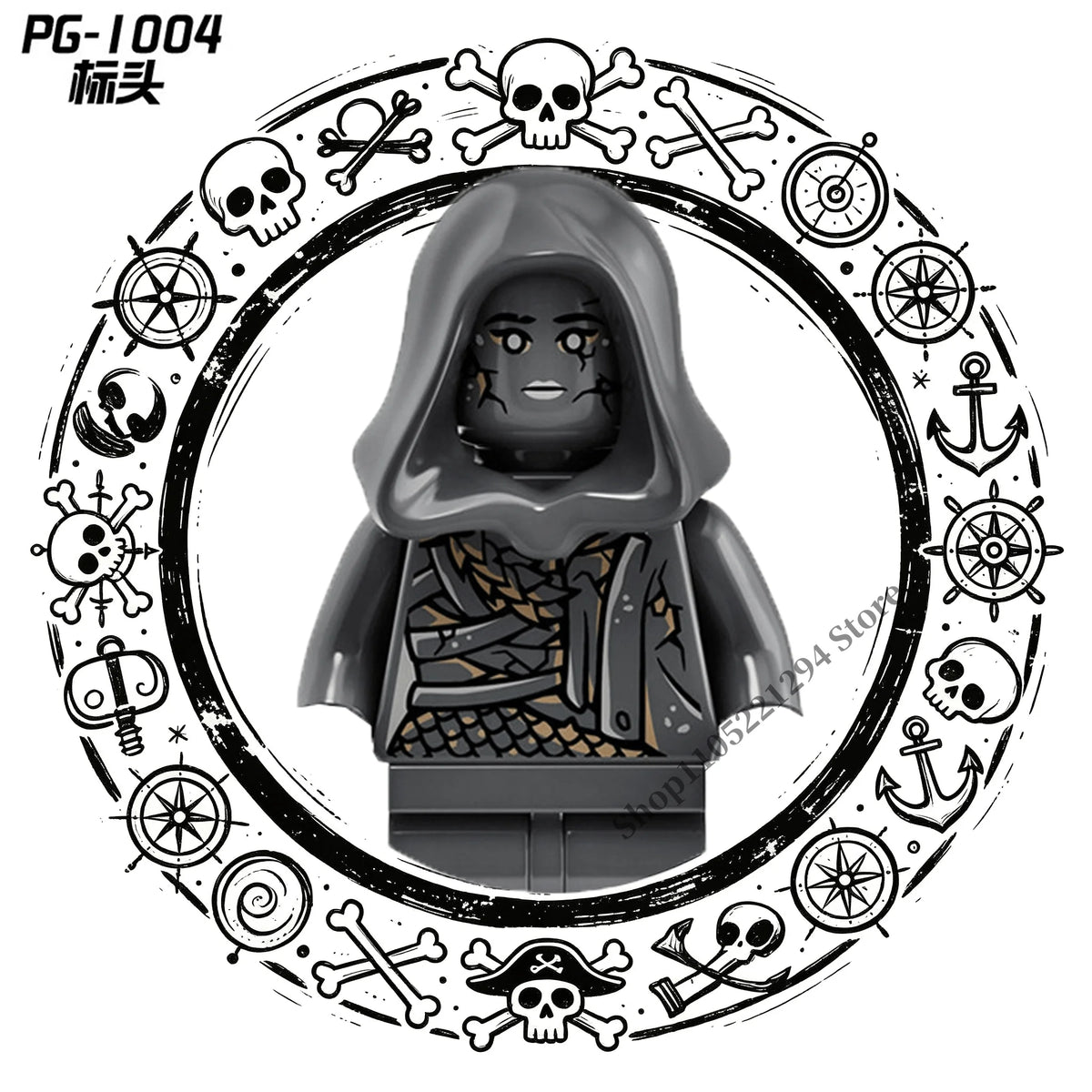 Pirates of the Caribbean building blocks toys Jack Sparrow William Turner Elizabeth Swann MINI brick toys Assemble toys gifts