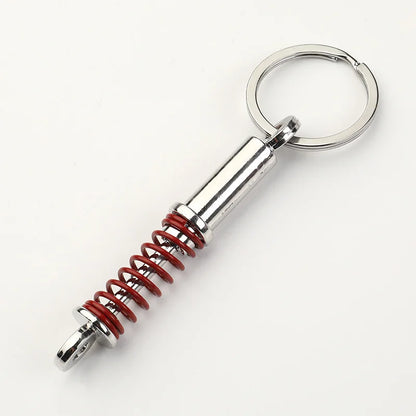 Stainless Steel Car Keychains Brake Disc Turbocharger Gear Design Keyrings Creative Mechanical Car Parts Keychain Gift for Men