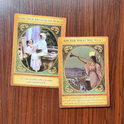 4.72x3.43inch Archangel Gabriel Oracle Cards - 44-Card , English Edition, Boxed with