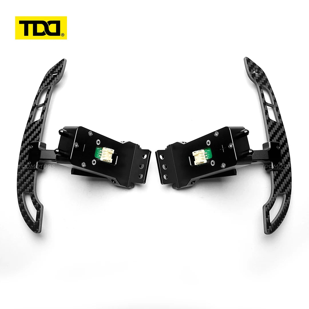 TDD Aluminum Alloy Magnetic Paddle Shifters For Porsche 718 Cayman GT4 991 Panamera 971 911 997 Steering Wheel Shift Paddle