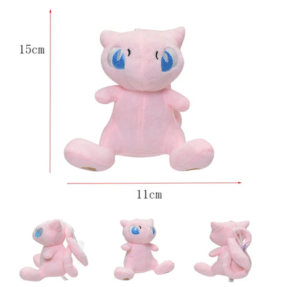Mew Pokemon Plush Doll Kawaii Cartoon Go dex Mew Plush Toys Soft Stuffed Kawaii Anime Doll Pillow Birthday Gift For Kids
