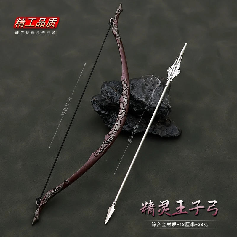 22cm LoTR Series Sting Glamdring Narthil Thranduil's Keychain Movie Peripherals 1:6 Sword Model Ornaments Key Rings