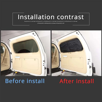Zinky Oxford Cloth 2 Pcs Car Trunk Tailgate Window Storage Bag Organizer For Toyota Land Cruiser Prado J120 FJ150 150 2003-2017