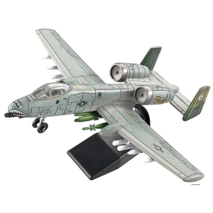 1/72 Scale A-10 Thunderbolt II Aircraft Model Kit Building Block Set Airplane Toys for Kids Collectors Hobbyists