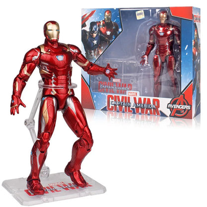 Zhongdong Marvel Avengers Super Heroes Action Figure Collectible Model Statue Desktop Decoration For Adult Marvel Fans