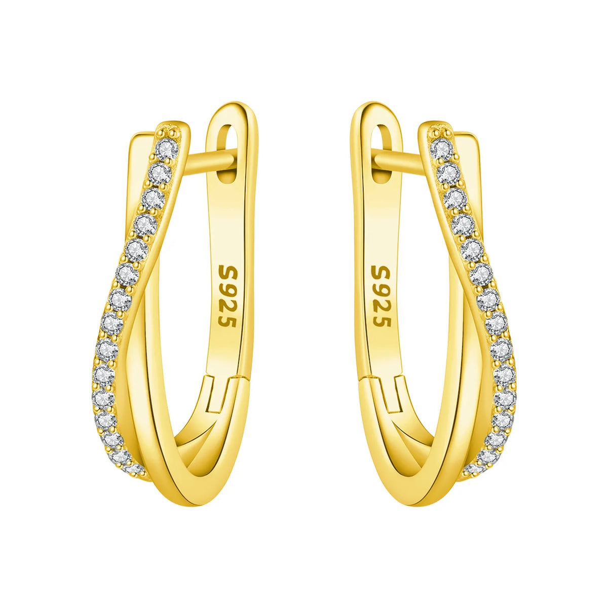 Original 925 Sterling Silver Planet Starlight Earrings Fashion 18K Gold Hoop Earring for Women Piercing Jewelry Aretes Gifts