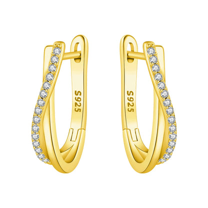 Original 925 Sterling Silver Planet Starlight Earrings Fashion 18K Gold Hoop Earring for Women Piercing Jewelry Aretes Gifts