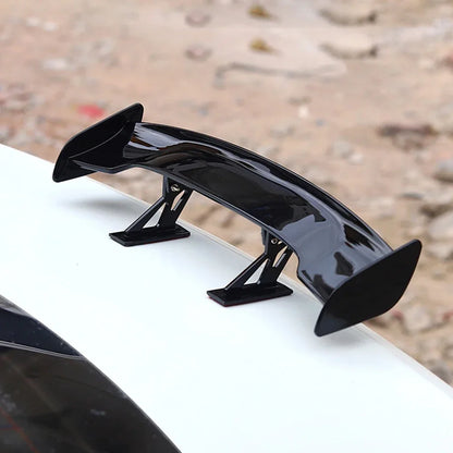 For GT Style Small Rear Trunk Spoiler Wing Car Rear Spoiler Boot Mini Wing Model Decoration Auto Accessories Universal Wing