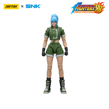 JOYTOY SNK 1/18 Action Figure KOF 98UM Ikari Warriors Team Leona Heidern Ralf Jones Clark Still figures Toys Model