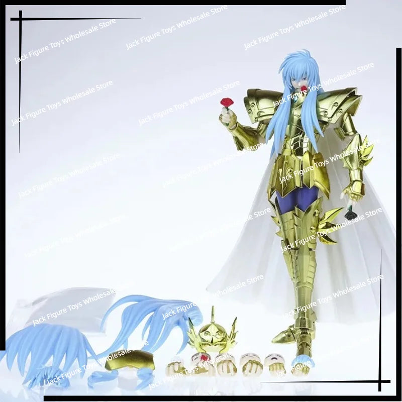 ST Model Saint Seiya Myth Cloth EXM LC Pisces Albafica The Lost Canvas Gold Saints Knights of The Zodiac Saint Figures Toys