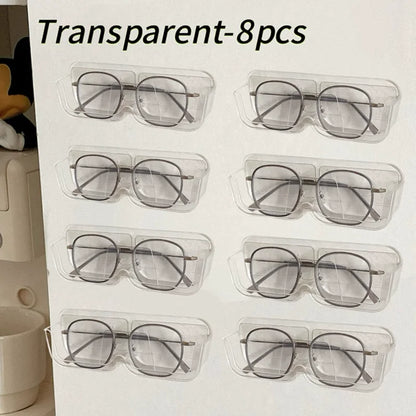 Eyeglasses Organizer Rack Wall Mounted Sun-glasses Display Holder Wardrobe Decoration Storage Box Sunglass Organizer