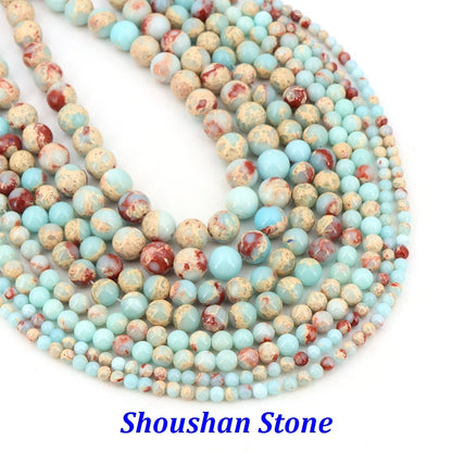 Natural Stone 4 6 8 10mm Round Leopardskin Jaspers Stone Spacer Loose Bead For Jewelry Making DIY Bracelet Needlework Accessorie