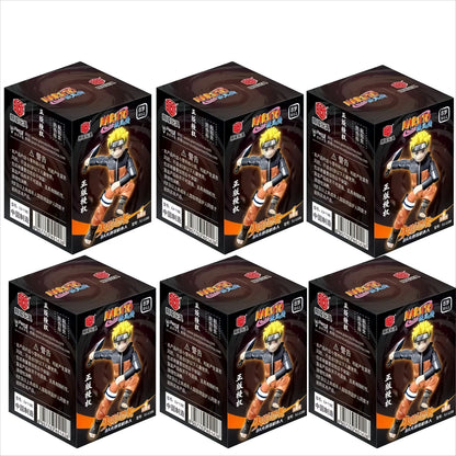 New Original NARUTO Building Blocks Toys Cartoon Anime DIY Assembled Figure Uzumaki Shippuden Action Model Toys Children Gifts