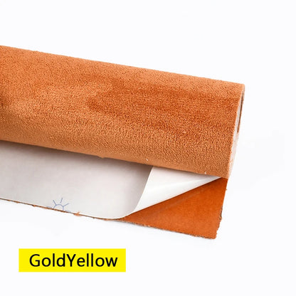 20-100cm Suede Leather Fabrics for Car Interior Modification Self-adhesive Splicing Cloth DIY Door Panel Workbench Wrap Sticker