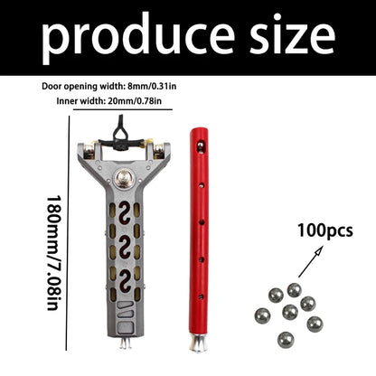 Loading Practice Slings Shot Set with Fast Band Replacement, ABS Body, 8mm Steel Ball Fit and Carry-Ready Outdoor 69HD