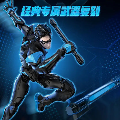 New Blokees DC Heros Series Champion Class Nightwing Robin Action Figures Movable Model Assembled Figures Superman Batman Figure
