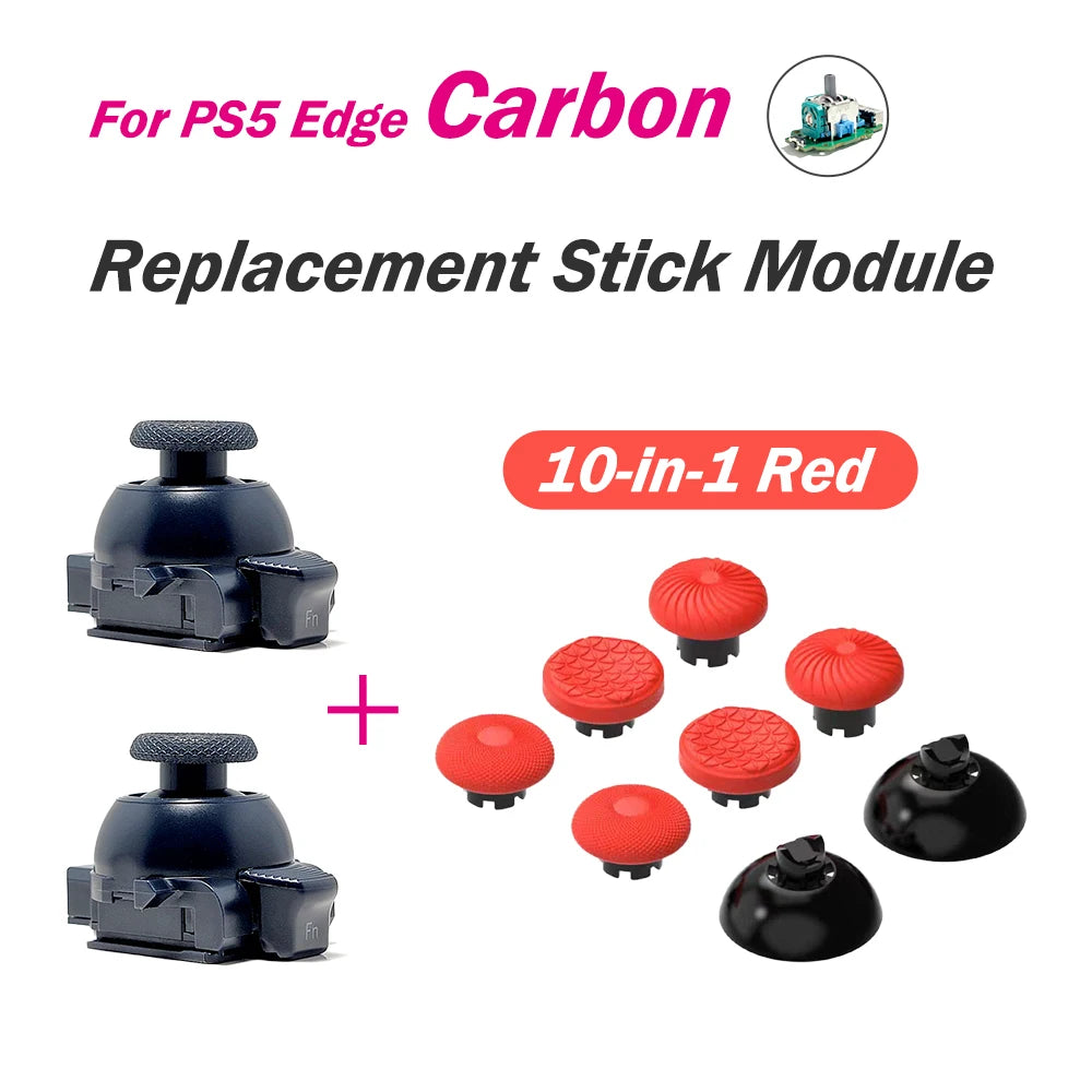 Replacement Stick Module for PS5 Edge Controller TMR Joystick Adjustable Tension Module 3D Analog ThumbStick Anti-Drift Durable
