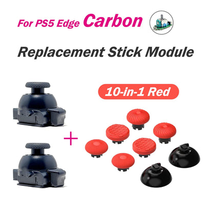 Replacement Stick Module for PS5 Edge Controller TMR Joystick Adjustable Tension Module 3D Analog ThumbStick Anti-Drift Durable