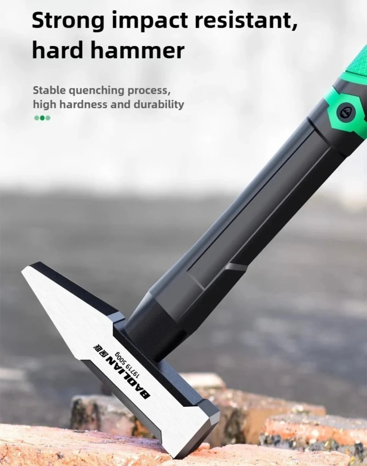 Hardware Tools, Building Decoration, Flat Head Hammer 200g, Plastic Coated Duckbill Hammer, Hammer Head 500g, Fitter Hammer