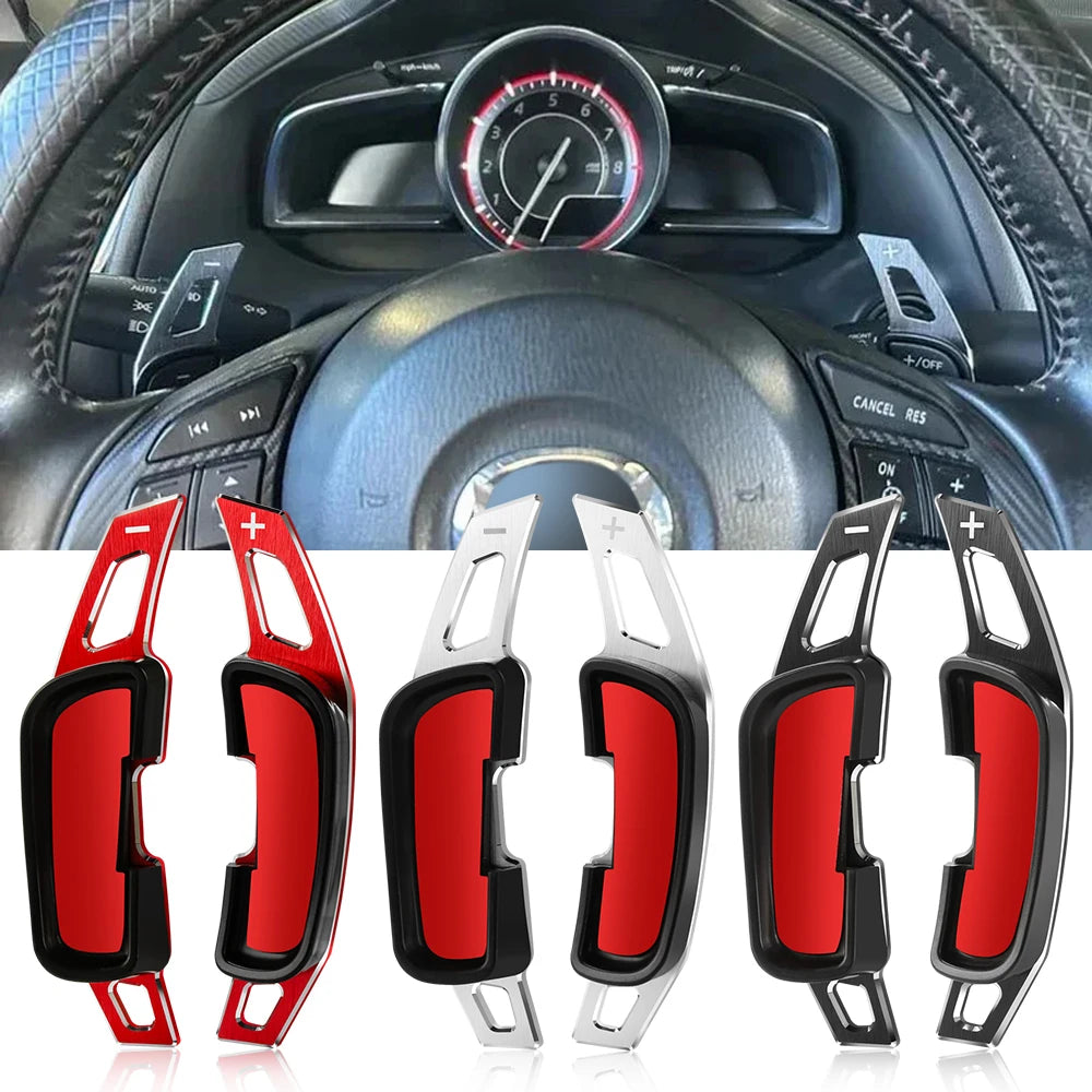 Steering Wheel Paddle Shift Extension For Mazda 2 DL 3 6 CX-3 CX-4 CX-5 CX-9 MX-5 Mazda accessories