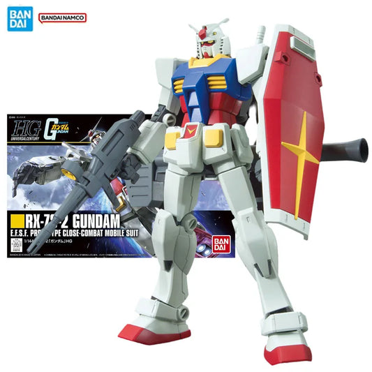 Bandai Original Genuine Figure Gundam Model Kit HGUC 1/144 RX-78-2 Gundam 35Th Collection Action Figure Model Boys Toys Gifts