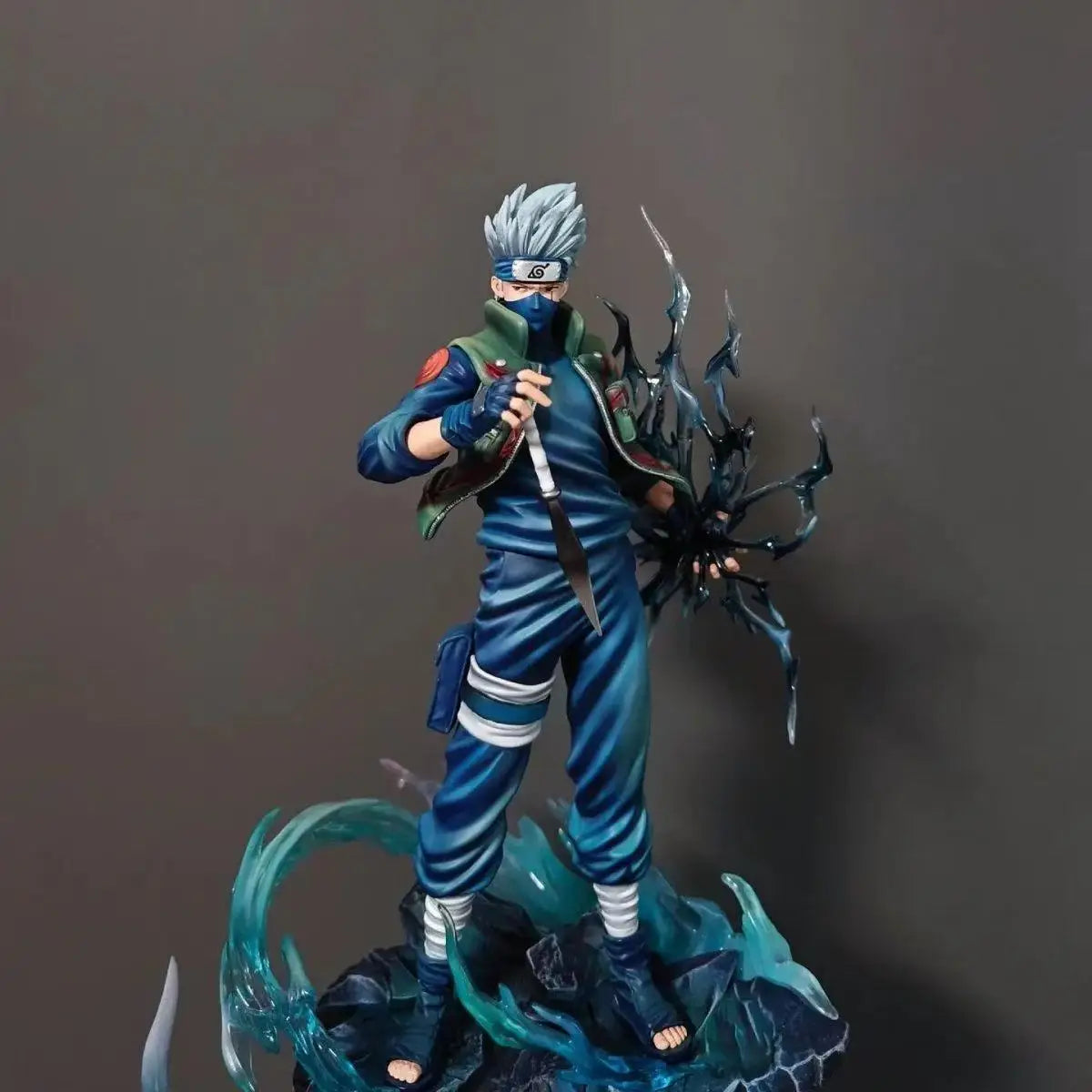 Naruto Hatake Kakashi Figure Lightning Slash Special Edition Anime Peripheral Model Gift for Boys