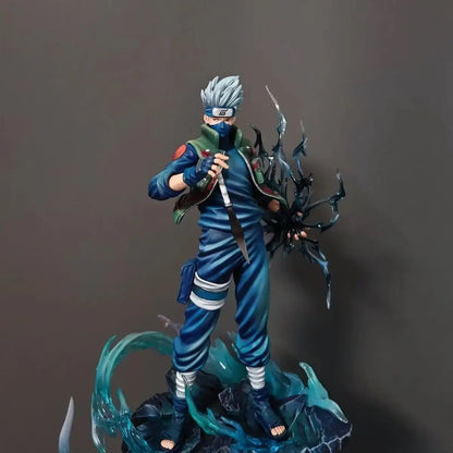 Naruto Hatake Kakashi Figure Lightning Slash Special Edition Anime Peripheral Model Gift for Boys