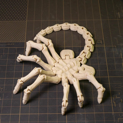 Realistic Scorpion Figurine Alien Facehugger  Model Joint-movable Toy Collectible Figurine Sci-Fi Horror Decor