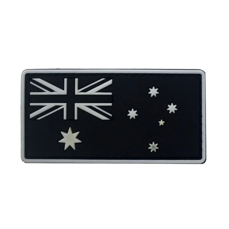 Australia Flg Australia Flag PVC Embroidery Armband Velcro Morale Badge Backpack Patch Stick on clothes backpacks