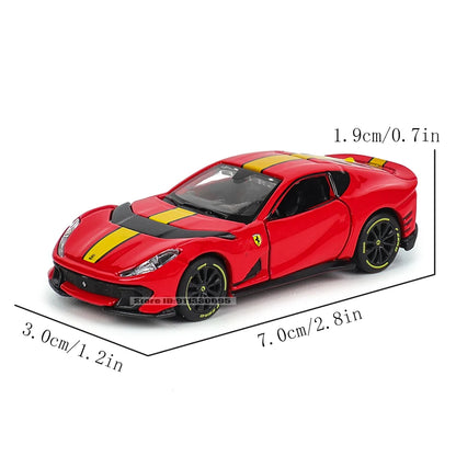 Bburago 1: 64 Ferrari series Multiple choices SP3 812 ENZO F40 F12TDF SF90 458 Car Die Casting Model  Gift Toy