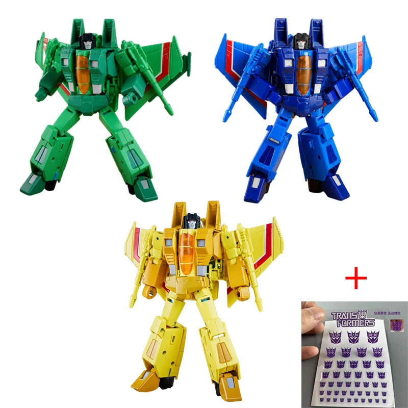 New Anime SS86 G1 Thundercracker Figure KO Transformation Starscream Skywarp Action Figures Collection Model Toy Gift For Fans
