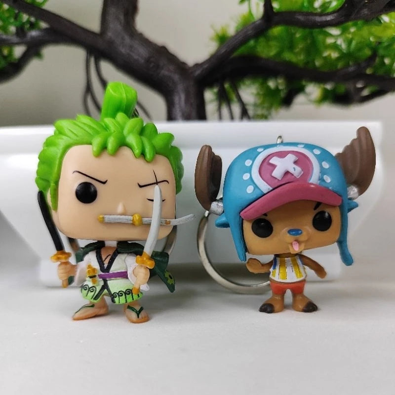 FUNKO POP Anime Hatsune Miku Keyring Pocket Pop Keychain Toy Action Toy Figures Key Chain Vinyl Figure Doll Toys for Children