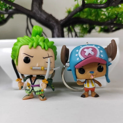 FUNKO POP Anime Hatsune Miku Keyring Pocket Pop Keychain Toy Action Toy Figures Key Chain Vinyl Figure Doll Toys for Children