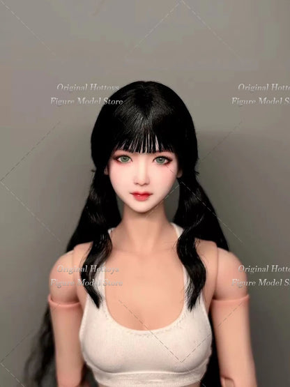 19 Style 1/6 Scale Female Soldier Scene Accessories Tang Li Head Cover Wigs Series For 12-inches Action Figure Doll Bald Head