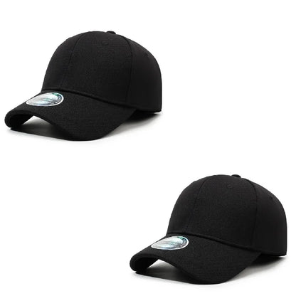 Back Closed Baseball Caps for Men and Women, Big Head and Small Head Hat, High Quality Headwear