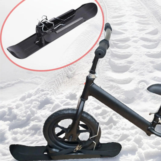 2 in 1 Outdoor Winter Snowboards Bikes Skis Toboggan Child Winter Snow Ski Scooter Ski Sled for Stroller Snow Sledge Board