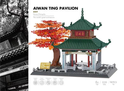MOC World Famous Architecture Edifice Opera House Building Blocks Villa Savoye Bridge Tower Toy Children Birthday Christmas Gift