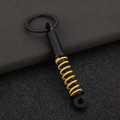 Stainless Steel Car Keychains Brake Disc Turbocharger Gear Design Keyrings Creative Mechanical Car Parts Keychain Gift for Men