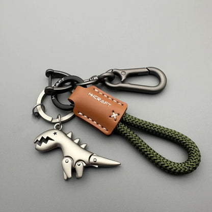 Car Keychains and Motorcycle Decorative Accessories, Woven Rope Metal Keychains, Handbag Pendants, Small Gifts For Backpack