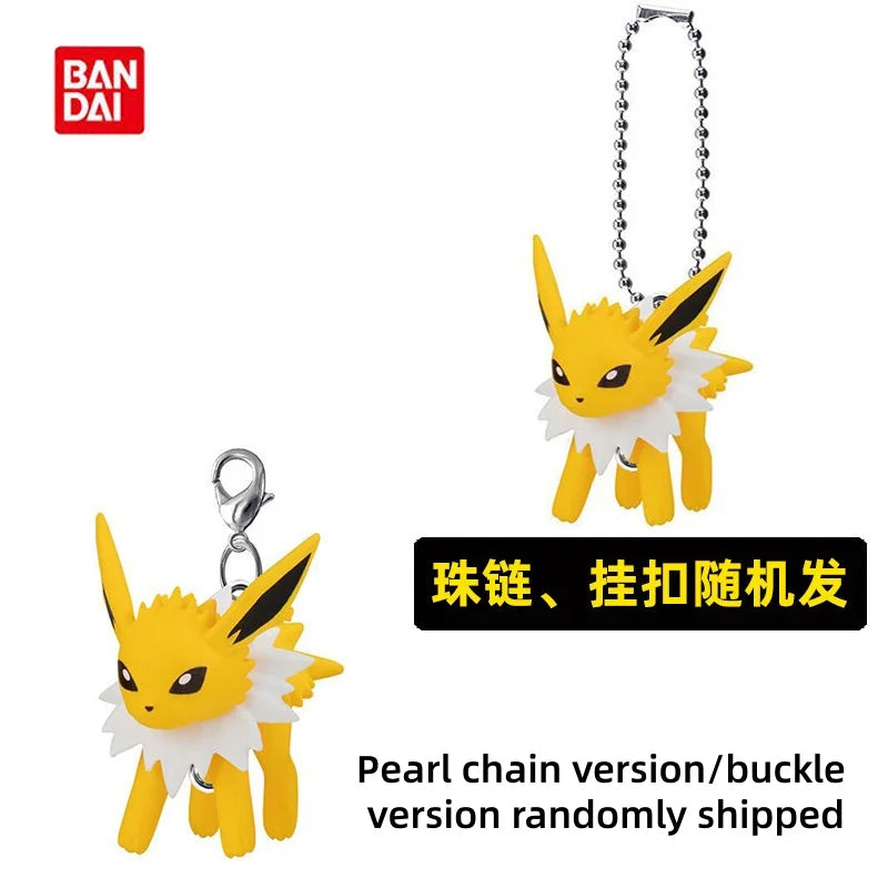 Bandai Pokemon Eevee Evolutions Nine Forms Connectable Mascot Gashapon Keychain Pendant For Anime Collectors Hobby Fans