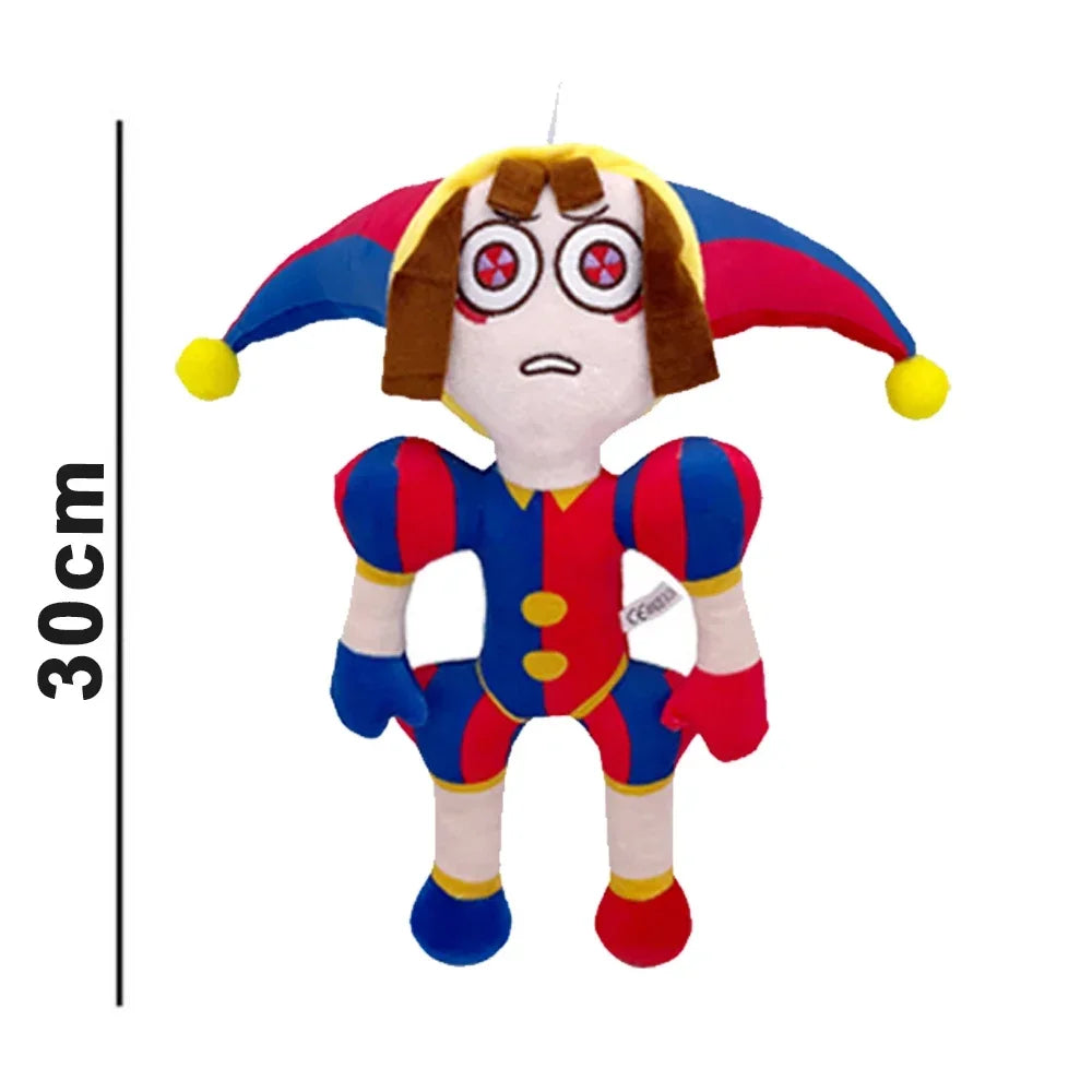 New Styles The Amazing Digital Circus Pomni Jax Plush Toy Anime Cute Theater Rabbit Doll Cartoon Clown Christmas Kids Gifts