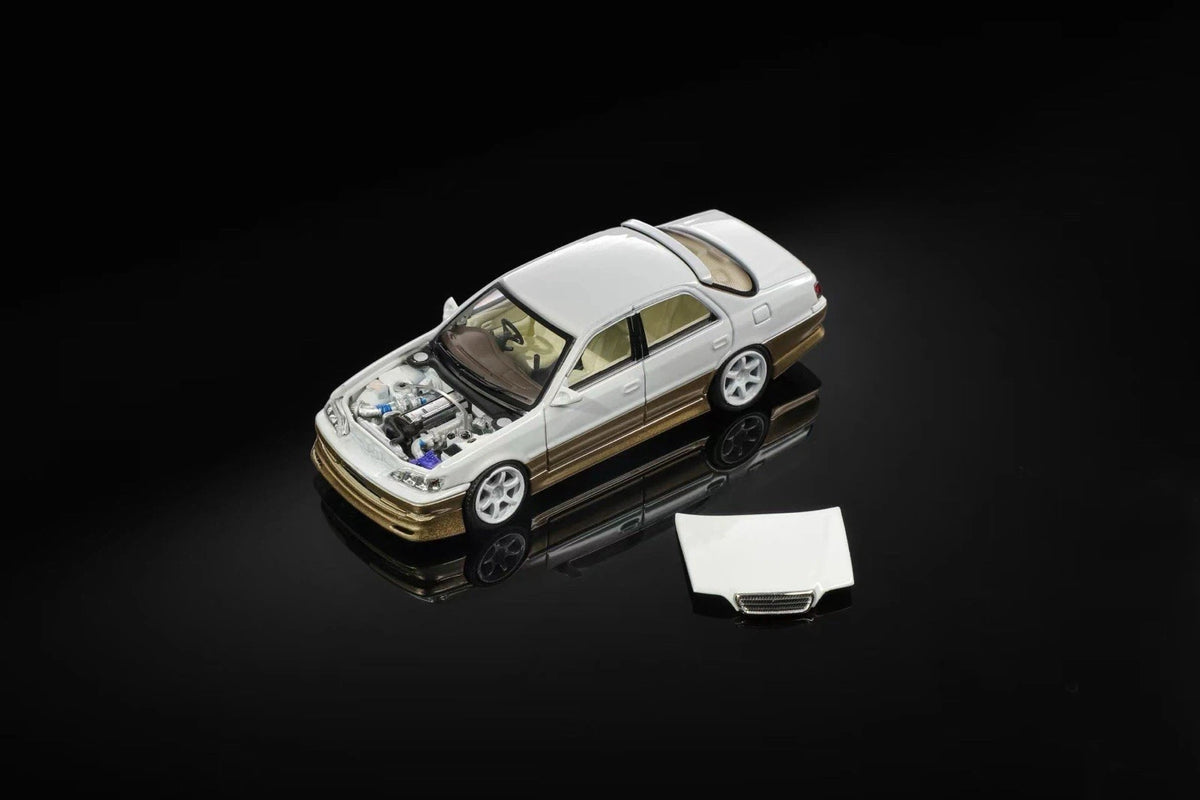 Mortal 1:64 for JDM Classic Cresta JZX100 Diecast Toys Model Car Collectible for Adult Hobbyists Gifts