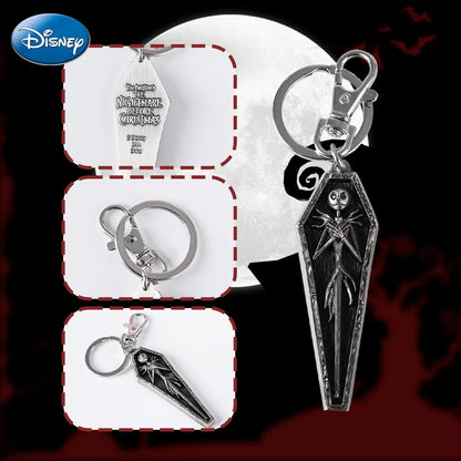 Disney The Nightmare Before Christmas Keychain Bag Clip Jack Sally Oogie Boogie Zero Collectible Decoration for Halloween Gift