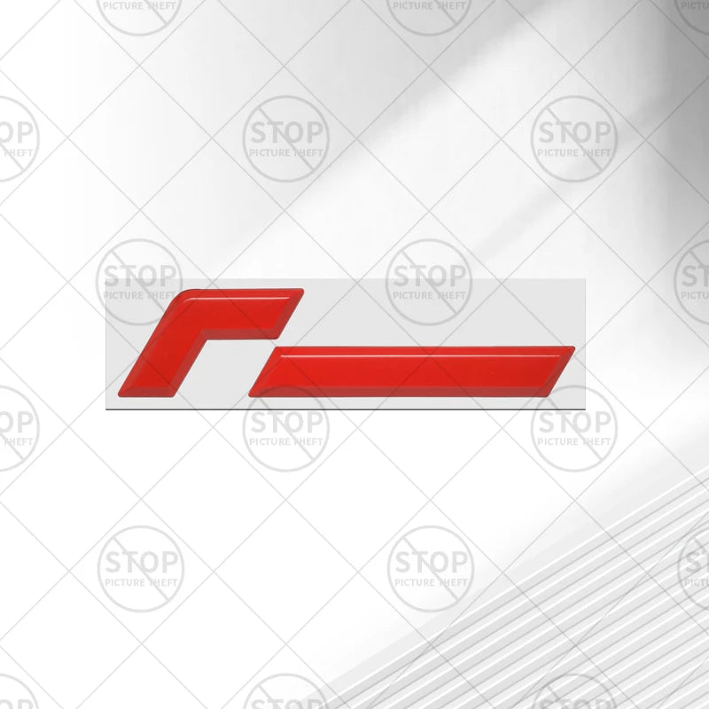 Car Sticker Racing Line R Logo 3D Decal Body Badge Rear Trunk Emblem For Golf 8th Generation High-Performance Modification