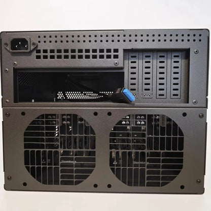 N10 10-bay NAS Chassis Case - Supporting MATX Motherboards with 10 Hotswap Hard Drivesn Bays