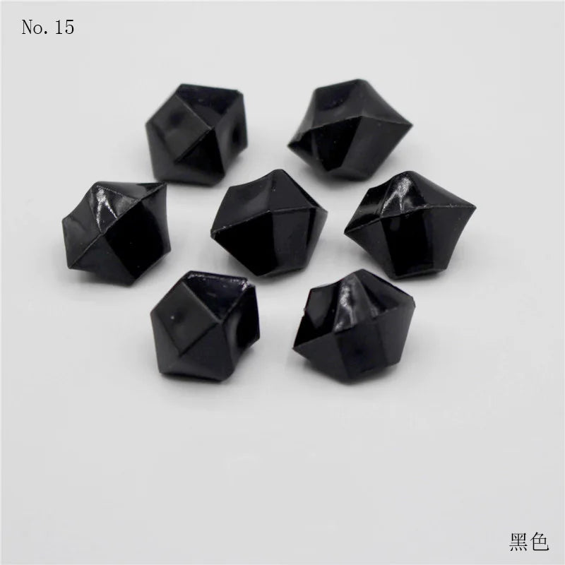 100Pcs 11*14mm Crushed Diamond Ice Crystal Clear Plastic Rocks Fake Diamonds Clear Acrylic Gems  for Decor Photography Prop